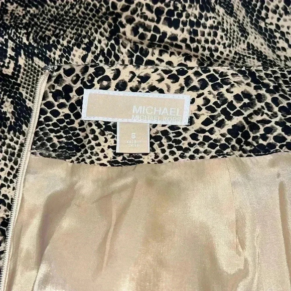 Michael Kors Snake Print Pencil Skirt A924 - Picture 5 of 6
